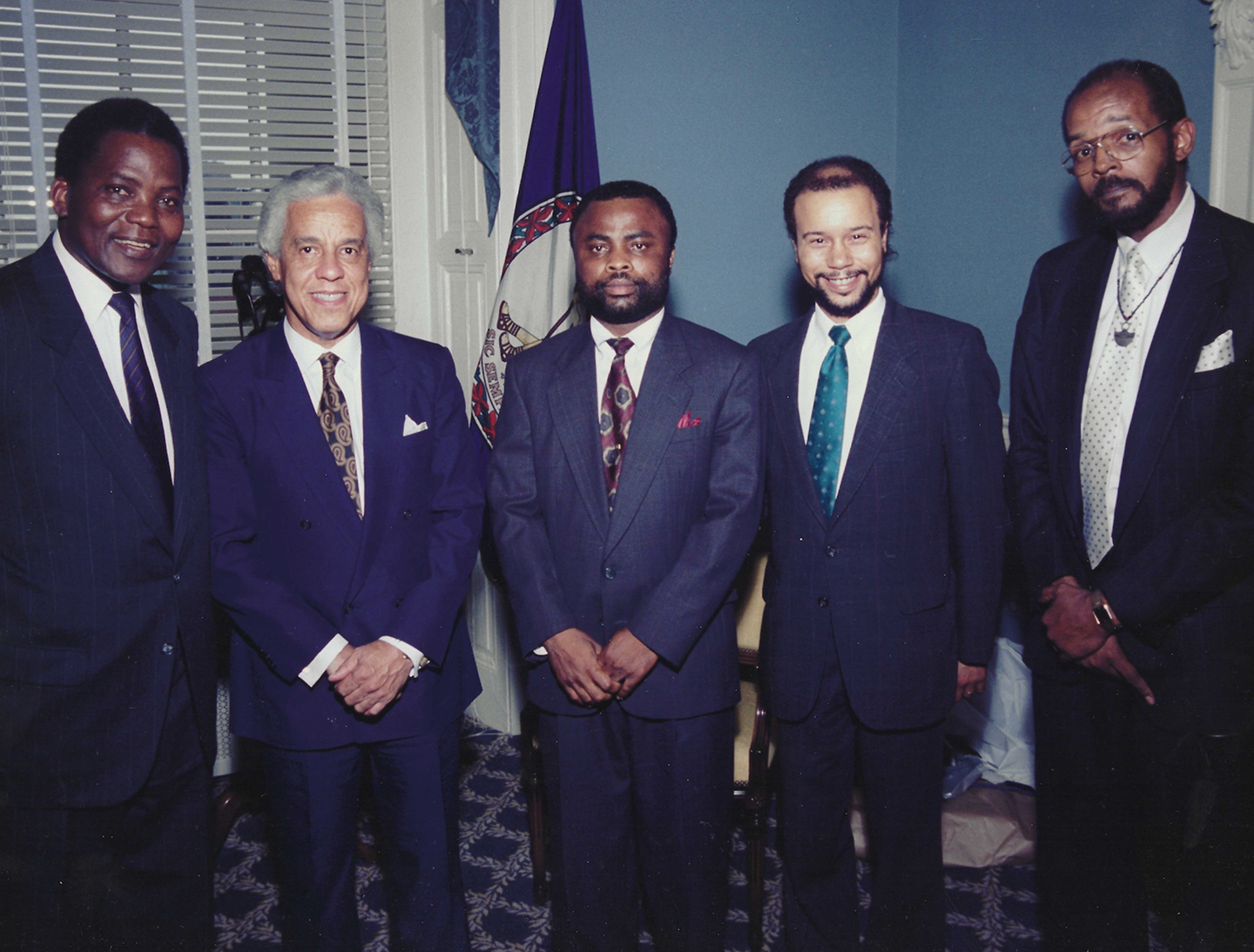 Historical group photo of IME founders